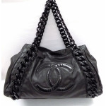 Chanel Black Modern Chain Hobo Bag