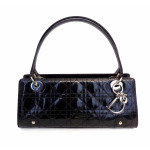 Lady Dior Patent Leather East West Handbag
