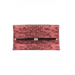 DvF Coral Snake Effect Leather Clutch