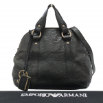 Emporio Armani Black Leather Bag