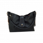 Escada Black Leather Shoulder Bag