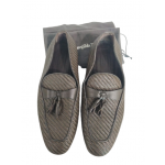 Ermenegildo Zegna Lido Tassel Leather Loafers