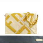 Fendi Galliano Envelope Two Way Leather Shoulder Bag