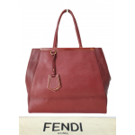 Fendi 2Jours Medium Calfskin Leather Bag