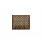Gucci Brown GG Guccissima Bifold Leather Wallet