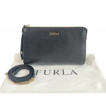 Furla Luna Leather Crossbody Clutch
