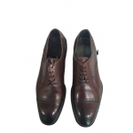 Giorgio Armani Brown Leather Wingtip Dress Shoes