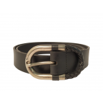 Gucci Braided Buckle Leather Belt