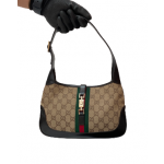 Gucci Monogram Jackie O Hobo Bag