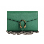 Gucci Dionysus Mini Green Leather Shoulder Bag
