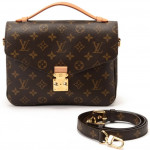 Louis Vuitton Pochette Metis Monogram Canvas Leather Crossbody Bag