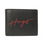 Hugo Handwritten Logo Leather Wallet