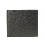 Huggo Boss Leather Bifold Wallet With Coin Pocket