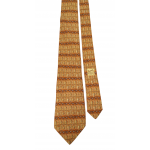 Hermes 7718 Yellow Silk Tie