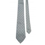 Hermes Blue Silk Tie 