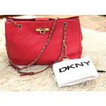 DKNY Red chain Tote