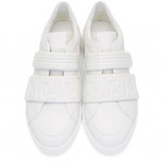 Fendi White Embossed Forever Fendi Sneakers