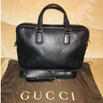 Gucci Slim Leather Laptop Bag