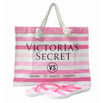 Victoria's Secret Tote Bag with Slippers 