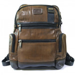 Tumi Alpha Bravo Knox Brown Leather Backpack