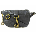 DKNY Flap Black Leather Crossbody Bag