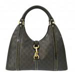 Gucci GG Monogram Medium Joy Dark Brown Shoulder Bag