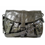 Michael Kors Metallic Large Darrington Python-embossed Messenger Bag