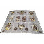 Versace 1969 Cats and Dogs Print Scarf