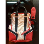 Diesel Red & White Tote Bag
