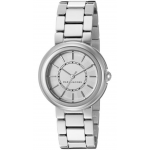 Marc by Marc Jacobs Women's Silver Dial Stainless Steel Band