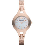 Emporio Armani Ladies' Rose Gold Tone Mesh Bracelet Watch AR7329