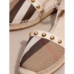 Burberry Monogram Canvas Sandals