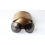 Gucci Sunglasses With Gold Logo on Stem