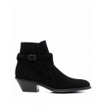 Saint Laurent  Eastwood leather heel ankle boots - INTTSB849177663