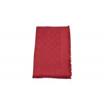 Louis Vuitton Monogram Red Shawl