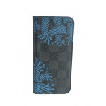 Louis Vuitton Damier Graphite Blue Rope iPhone 7/8 Folio Case