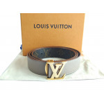 Louis Vuitton Monogram Canvas LV Initials Reversible Belt