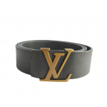 Louis Vuitton LV Initials Brown Leather Belt