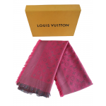Louis Vuitton Jacquard Silk Wool Monogram Rainbow Shawl