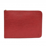 Louis Vuitton Poche Documents Red Epi Leather Portfolio Case