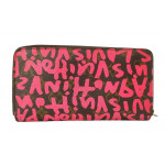 Louis Vuitton Pink Graffiti Stephen Sprouse Zippy Wallet