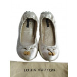 Louis Vuitton Metallic Lemon Ballerina Flats