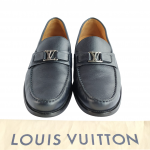 Louis Vuitton Black Major Loafers