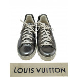 Louis Vuitton Metallic Silver Frontrow Sneakers