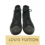 Louis Vuitton LV Tattoo Fragment High Top Sneaker Boot