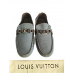 Louis Vuitton LV Initials Hockenheim Canvas Moccasin