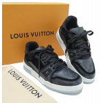 Louis Vuitton Monogram Eclipse LV Trainer Sneaker