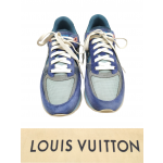 Louis Vuitton Suede Calf Leather, Canvas And Mesh Run Away Sneaker