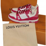 Louis Vuitton Fuchsia LV Trainer Sneaker