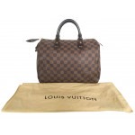 Louis Vuitton Damier Ebene Canvas Speedy Bag